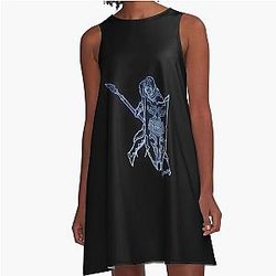 Grim Dawn Shieldmaiden Constellation A-Line Dress