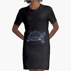Grim Dawn Tortoise Constellation Graphic Dress