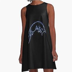 Grim Dawn Fox Constellation A Line Dress
