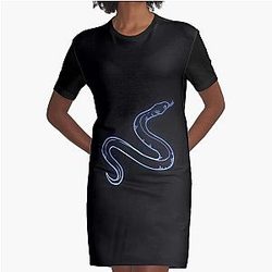 Grim Dawn Viper Constellation Graphic Tee Dress