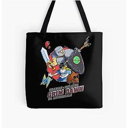 Grim Dawn Shaman Soldier Combo All Over Print Tote Bag