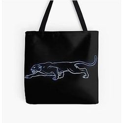 Grim Dawn Panther Constellation Design Tote Bag