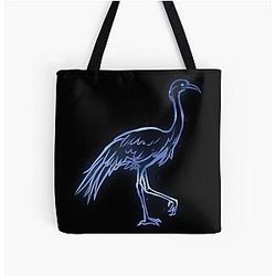 Grim Dawn Crane Constellation Tote Bag
