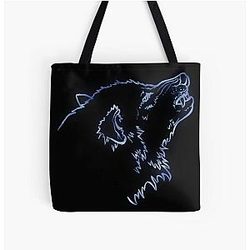 Grim Dawn Wolf Constellation Tote Bag