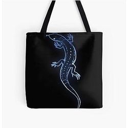 Grim Dawn Lizard Constellation Design Tote Bag