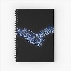 Grim Dawn Hawk Constellation Spiral Notebook