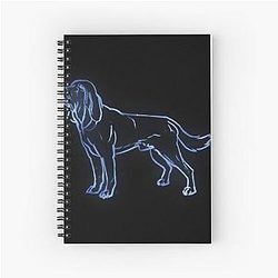 Grim Dawn Hound Constellation Spiral Notebook