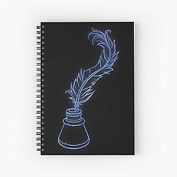 Grim Dawn Quill Constellation Spiral Notebook