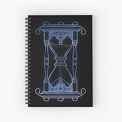 Grim Dawn Hourglass Spiral Notebook