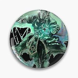 Grim Dawn Night Blade Fan Art Pin