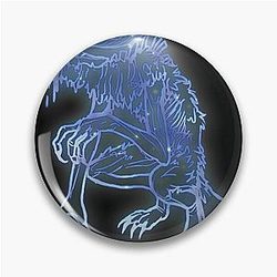 Grim Dawn Wendigo Constitution Design Pin