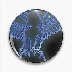 Grim Dawn Falcon Constellation Design Pin