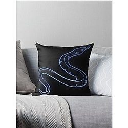 Grim Dawn Viper Constellation Design Throw Pillow
