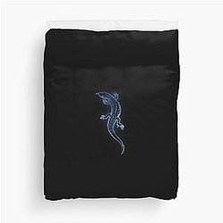 Grim Dawn Lizard Constellation Duvet Cover