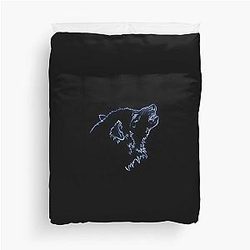 Grim Dawn Wolf Constellation Duvet Cover
