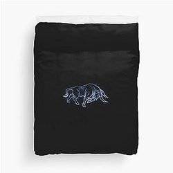 Grim Dawn Bull Constellation Duvet Cover