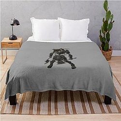 Grim Dawn Skeleton Warrior Design Throw Blanket