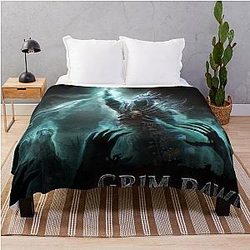 Grim Dawn Necromancer Throw Blanket