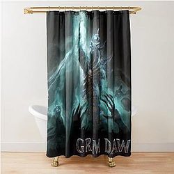 Grim Dawn Necromancer Shower Curtain
