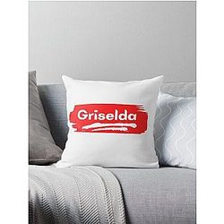 Griselda Name Label Gift for Griselda Named Throw Pillow