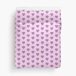 Griselda Girl Purple Duvet Cover
