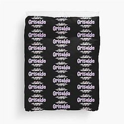 Purple Griselda Name Label Duvet Cover