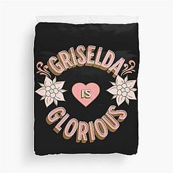 Griselda is Glorious First Names Birthday Gifts Alliteration Fans Duvet Cover