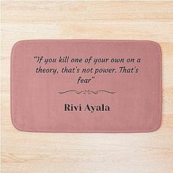 Rivi Ayala from Griselda Blanco quote Bath Mat