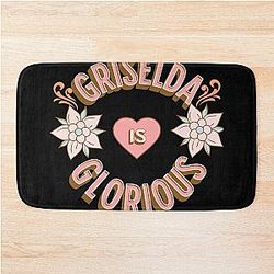 Griselda is Glorious - First Names Birthday Gifts Alliteration Fans Bath Mat