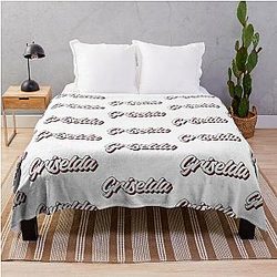 Retro Griselda Label Throw Blanket