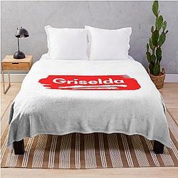Griselda Name Label Gift For Griselda Male Named Throw Blanket