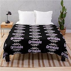 Purple Flower Throw Blanket