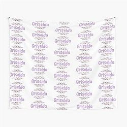 Purple Flower Griselda Name Tapestry