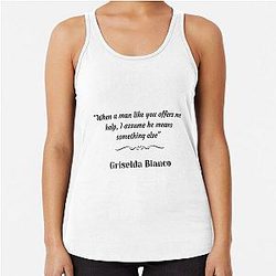 Griselda Blanco Racerback Tank Top