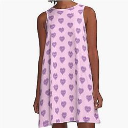 Griselda Purple A-Line Dress