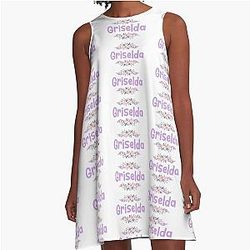 Purple Griselda A-Line Dress