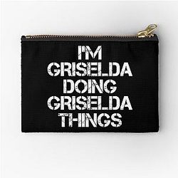 Griselda Name T-Shirt - I'm Griselda Doing Things Name Gift Item Zipper Pouch