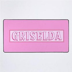 Griselda Pink Desk Mat
