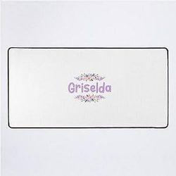 Purple Flower Desk Mat