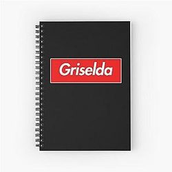 Griselda Name Label Gift for Griselda Female Named Spiral Notebook