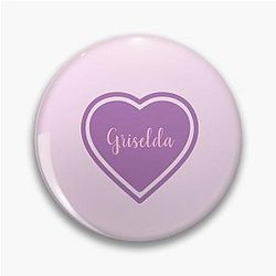 Griselda Girl Name Purple Pin