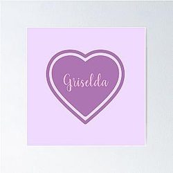 Griselda Name Purple Poster
