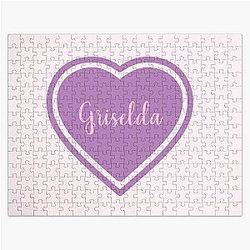 Griselda Girl Purple Jigsaw Puzzle
