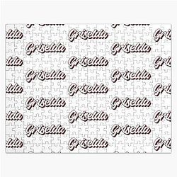 Retro Griselda Name Label Jigsaw Puzzle