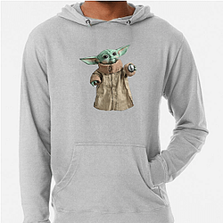 Grogu Tiny Jedi Master Grogu Hoodies