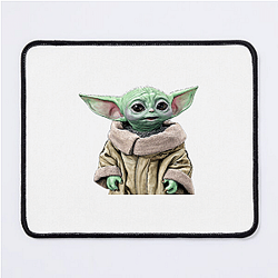 Grogu Silver Knob Obsession Grogu Mouse Pads