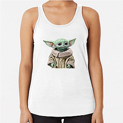 Grogu Silver Knob Obsession Grogu Tank Tops