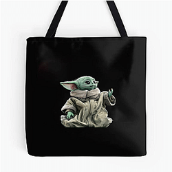 Grogu Cute But Powerful Grogu Bags