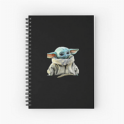 Grogu Frog Snack Hunter Grogu Notebook