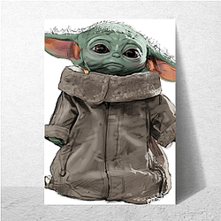 Grogu Baby Yoda Mystery Grogu Posters